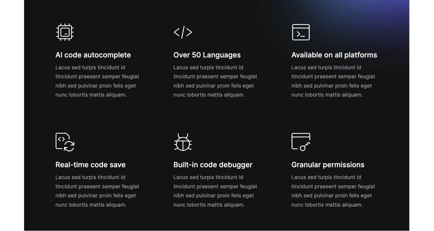 Icons and Graphics - Kaimei AI Webflow Template