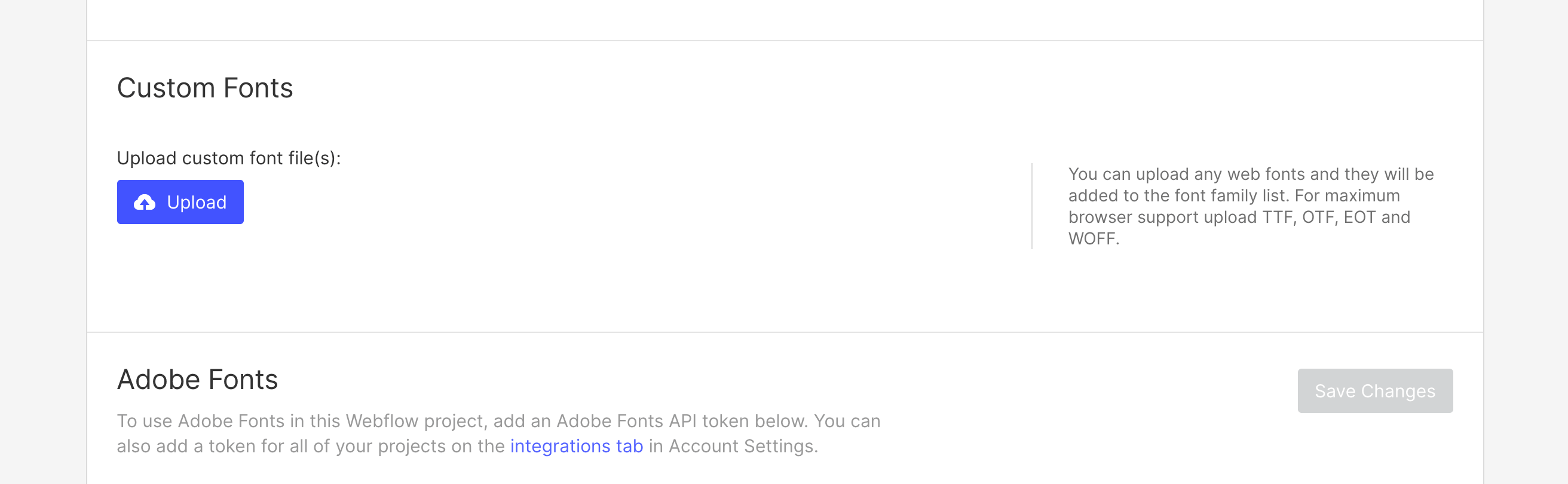 Custom Typography - Kaimei AI Webflow Template
