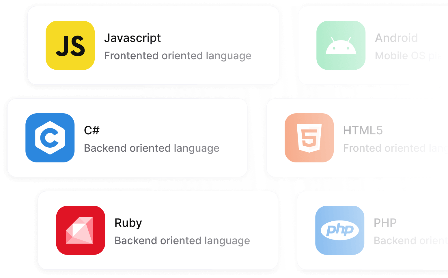 The Most Popular Programming Languages - Kaimei AI Webflow Template